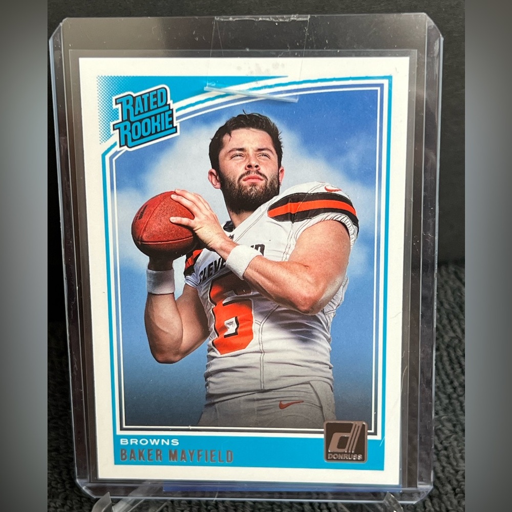 2018 Panini Donruss - Rated Rookie Baker Mayfield #303 (RC)